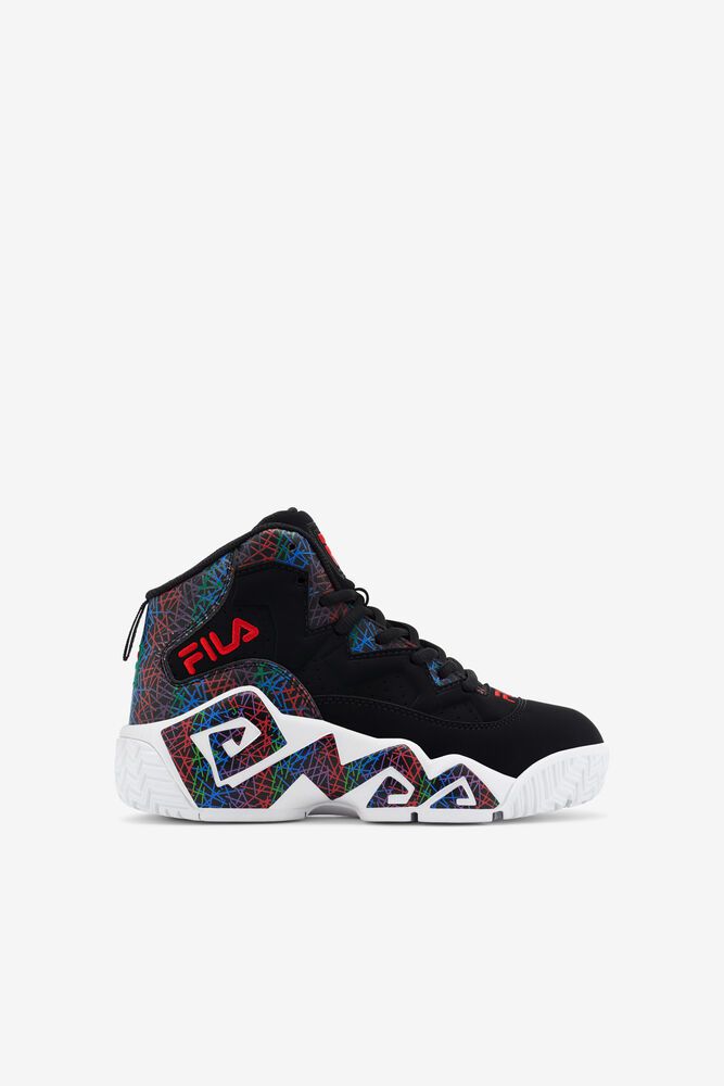 Fila Mb Laser Black Sneakers Kids - NZ 91436-RICK